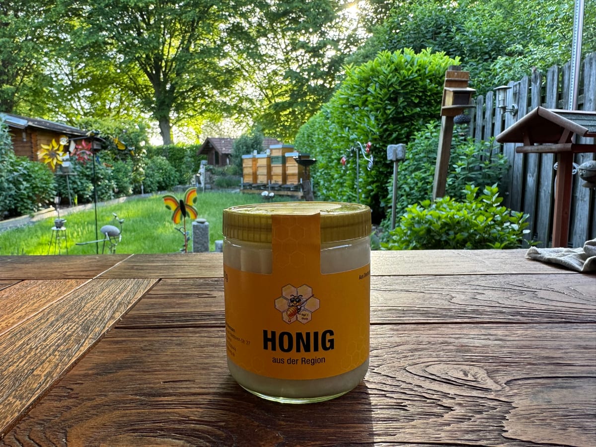 Blütenhonig Honig im Glas