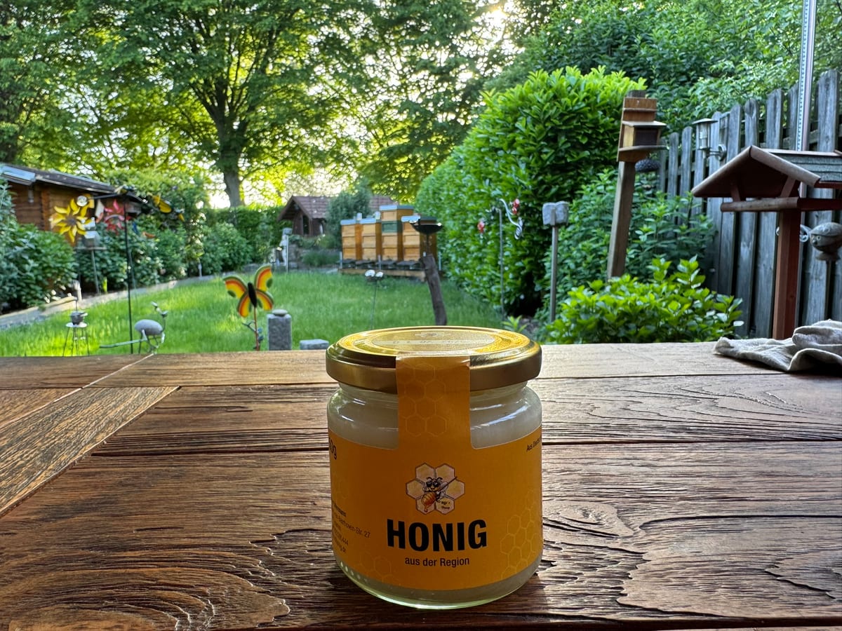 Blütenhonig Honig im Glas